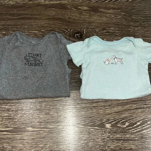 9 month short sleeve onesie and short sleeve onesie outfit